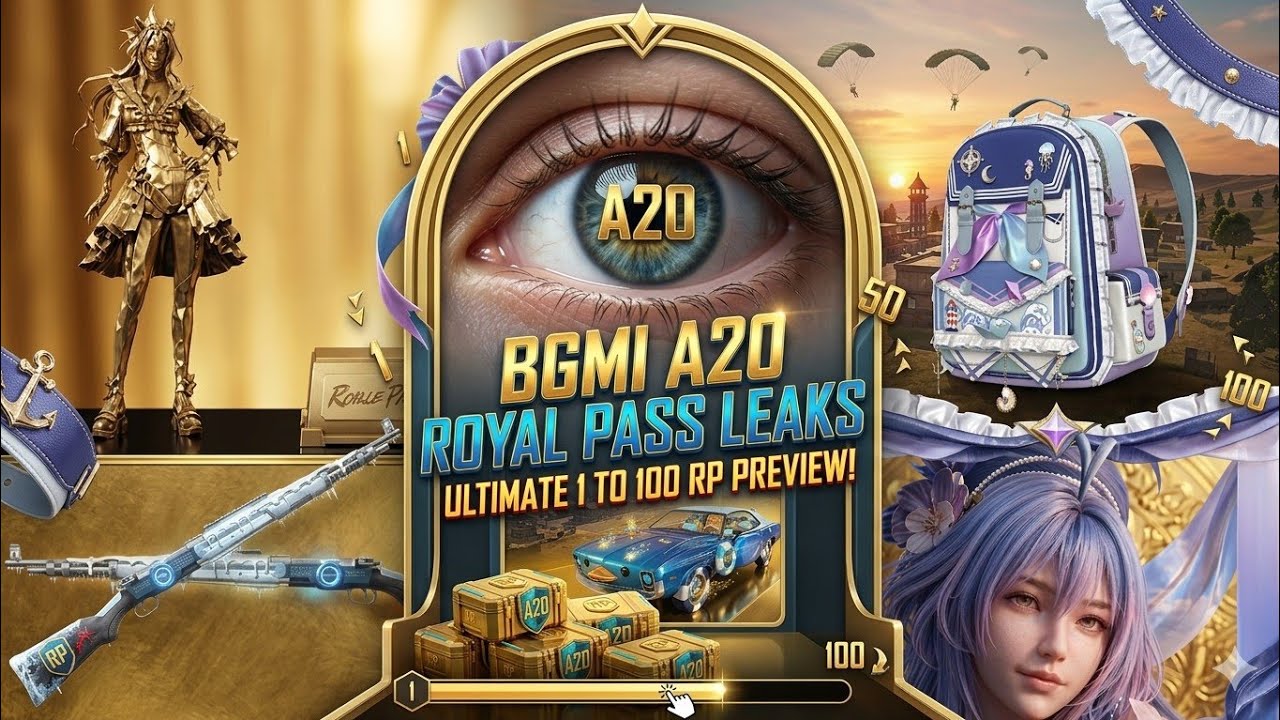 A20 Royal PASS LEAKS | 1 TO 100 CONFIRM RP REWARDS | | v4.5 & A20 RP LEAKS & UPDATES #A20Royalpass