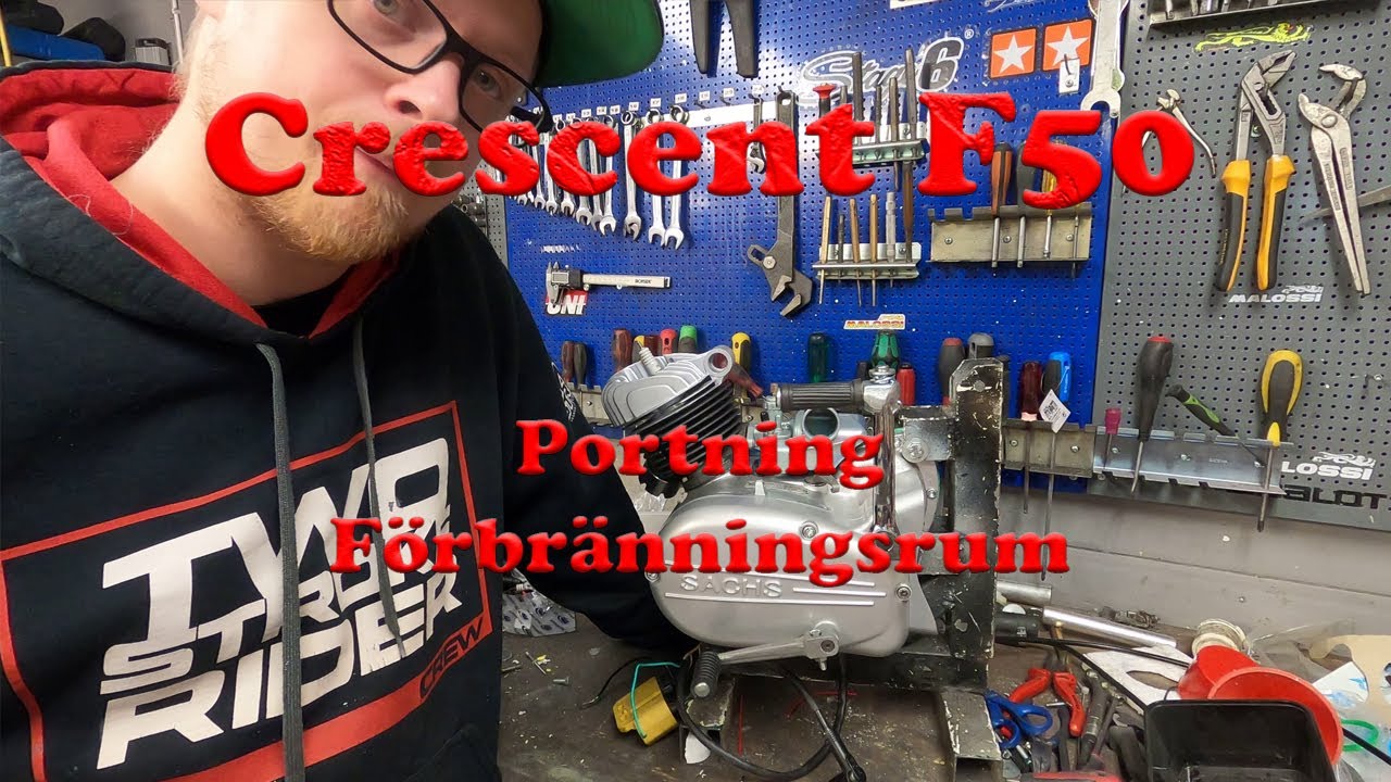 Crescent F50 Renovering - BYGGSERIE - DEL 3 - PORTNING OCH FÖRBRÄNNINGSRUM