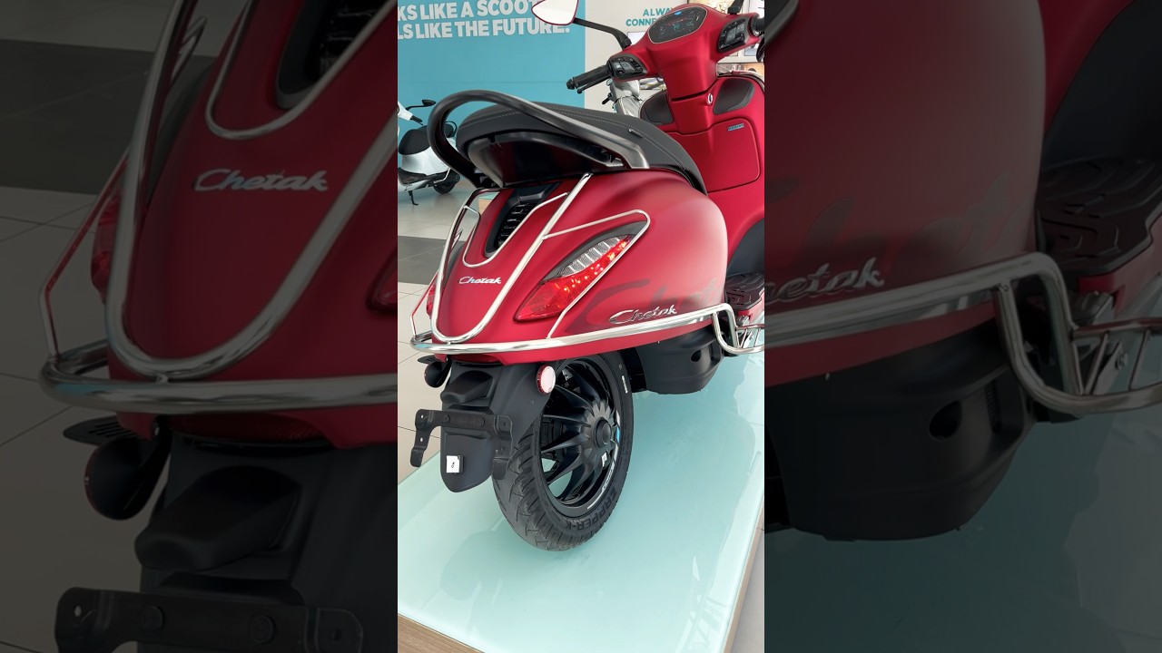 Bajaj Chetak 3501 Matt Red #chetak3501 #chetak3502