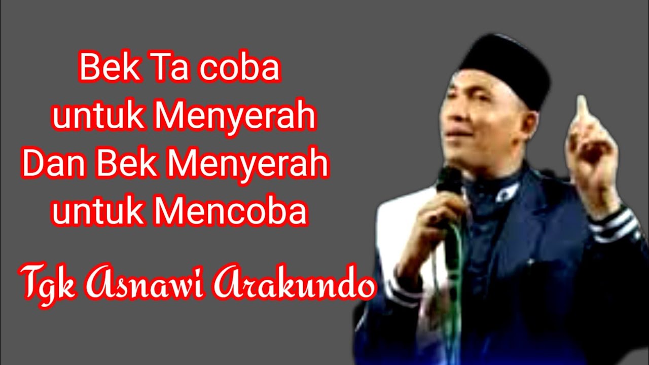 Dakwah Aceh Terbaru versi Tgk Asnawi Arakundo #lucu penuh Makna