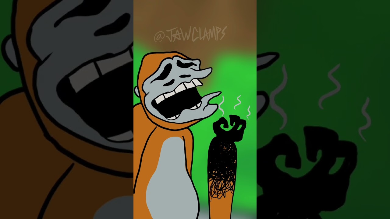 Когда трогаешь траву #gorillatag #oculusquest2 #animation #vr #monkey