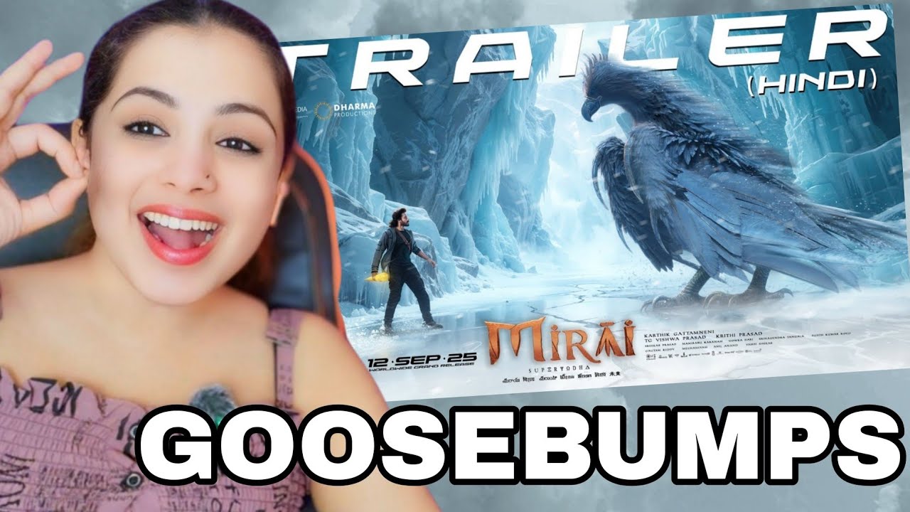 Mirai - OFFICIAL TRAILER (HINDI) REACTION | Teja S | Manchu M | Ritika N | Karthik G | Sept 12