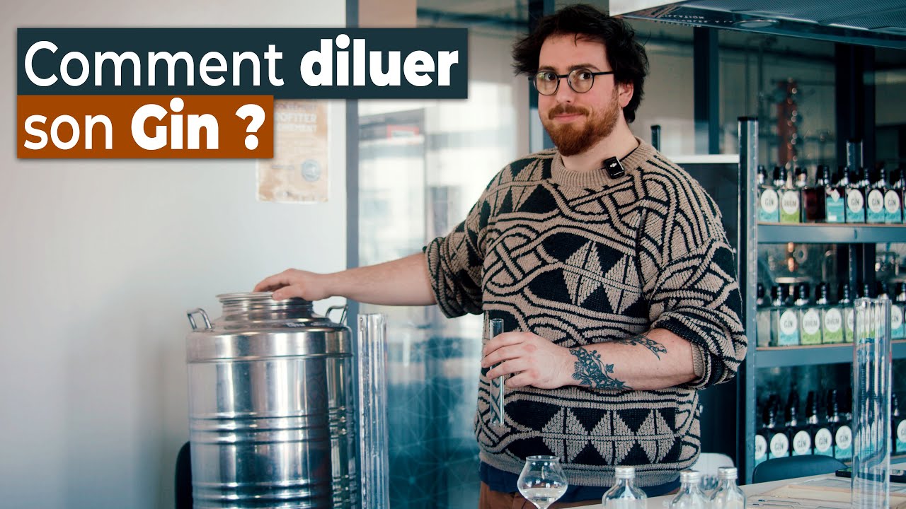 On dilue notre Gin avant embouteillage ! Comment diluer un Gin ? #tuto #spiritueux