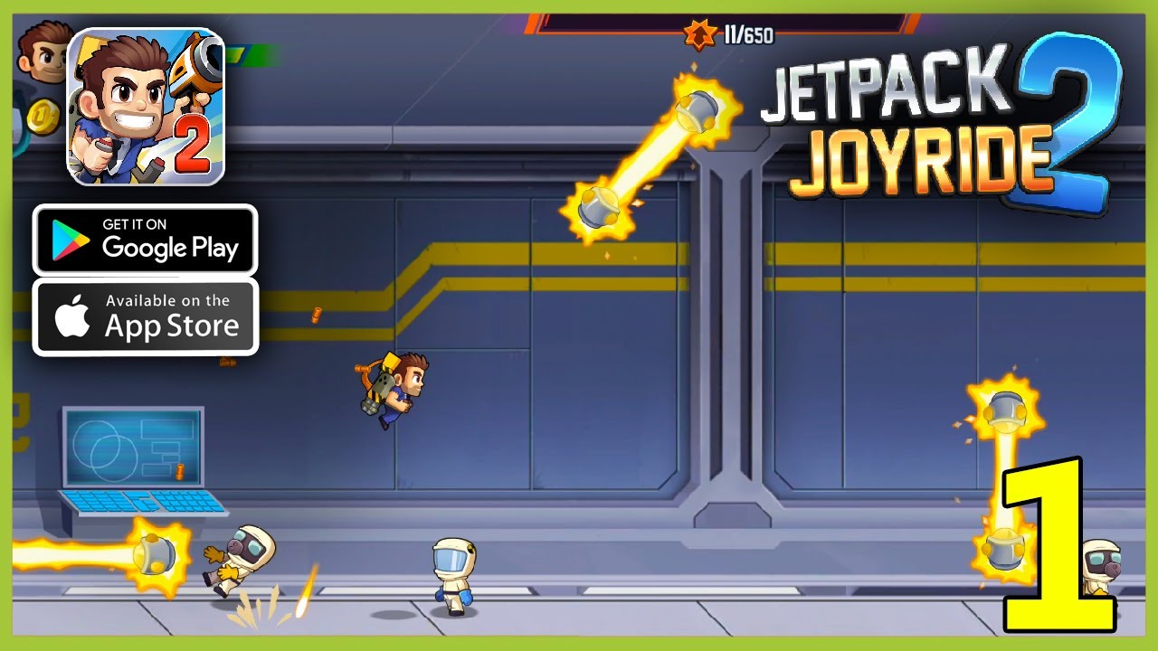 Jetpack Joyride 2 Gameplay Walkthrough (Android, iOS) - Part 1