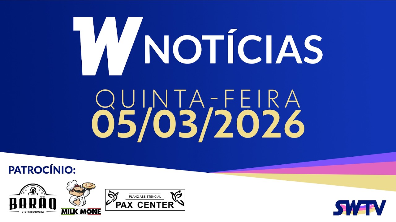 [AO VIVO] W Notícias - Edição de Quinta-Feira | 05/03/2026