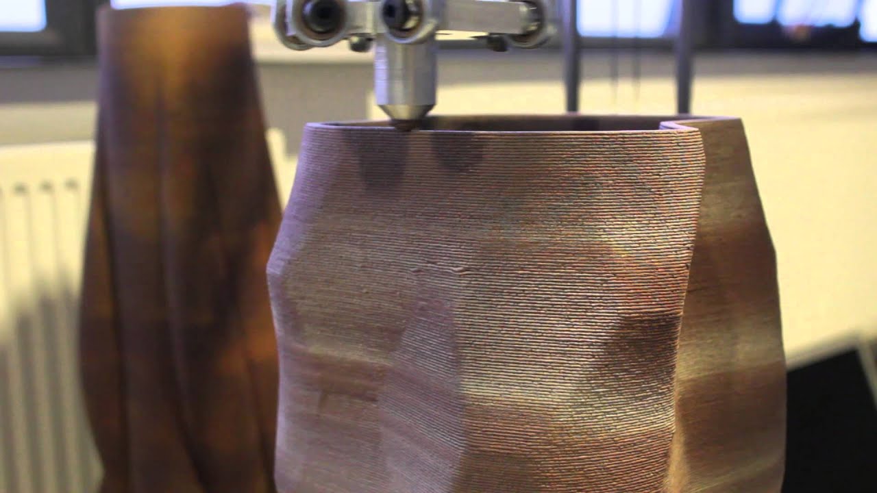 Olivier Van Herpt - 3D Printed Ceramic Process