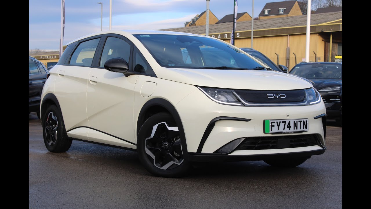FY74 NTN BYD Dolphin 70Kw Active Auto 5dr Cream White 2024