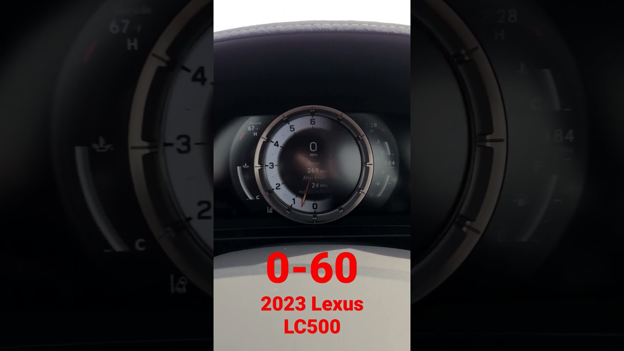 Lexus LC500 2023 года: разгон от 0 до 60 миль в час! *Я впечатлён*