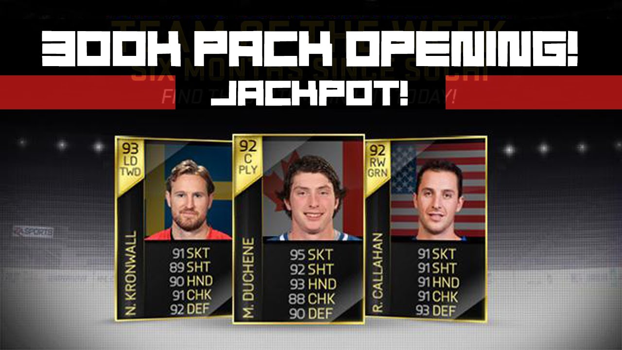 NHL 14 HUT PACK OPENING SOCHI- I HIT THE JACKPOT