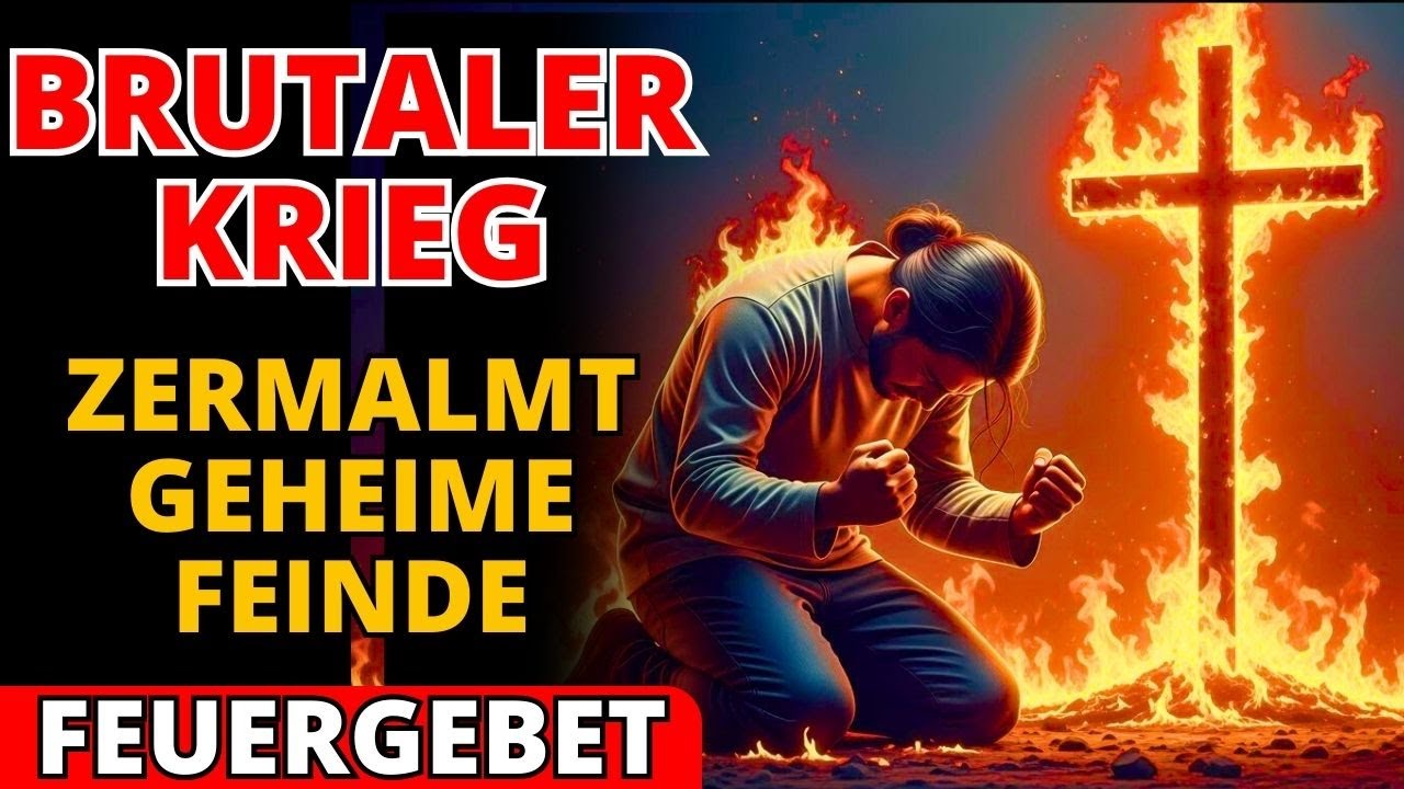 ⚔️ Brutales Kriegsgebet: ZERSCHMETTERT geheime Feinde, Hexerei und dämonische Angriffe jetzt