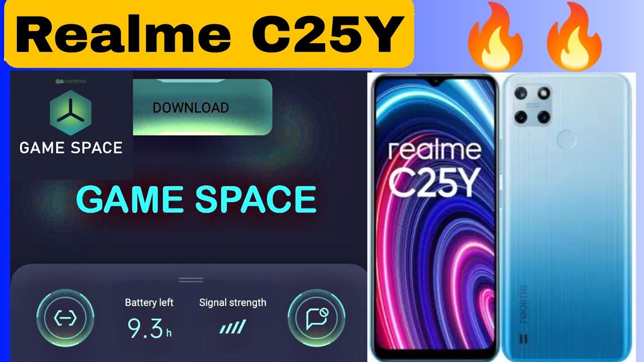 Realme C25Y Game Space | how to install game space in realme c25y
