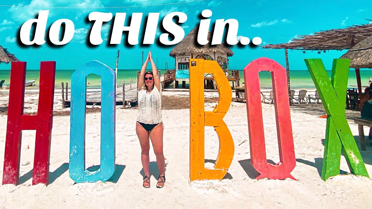 The BEST day in Isla Holbox, Mexico 2025 | 3 Island Tour, Street Art, & Lobster Pizza! | Mexico Vlog