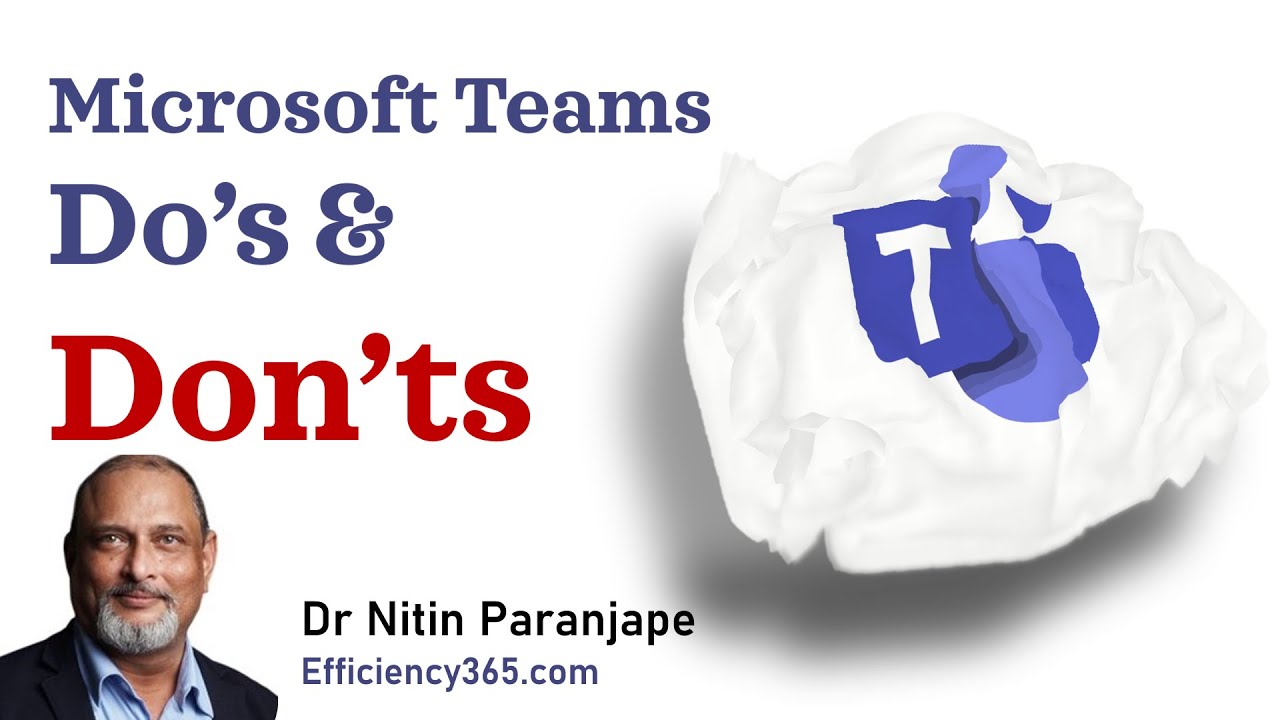 Microsoft Teams common mistakes -  Remote Working - Microsoft Teams meetings