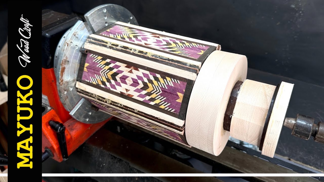 Aztec Pattern Segmented Woodturning 2025 | How to Make a Geometric Segmented Vase