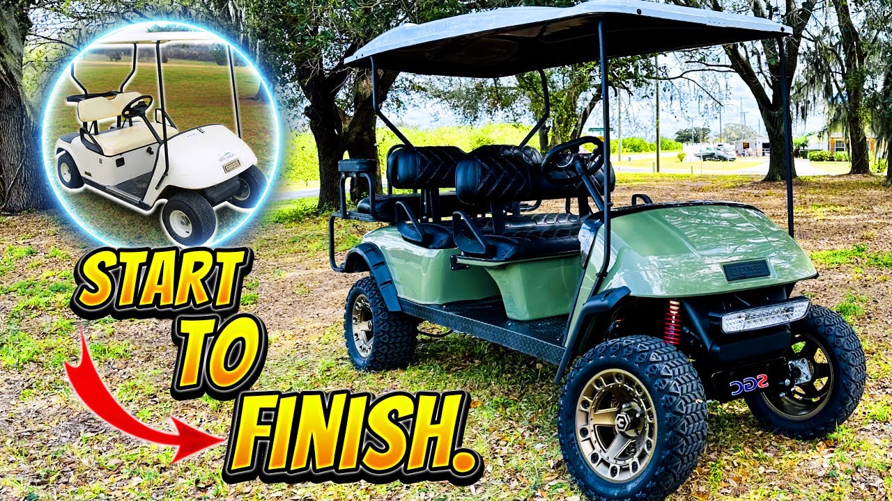 EXTREME Golf Cart Makeover