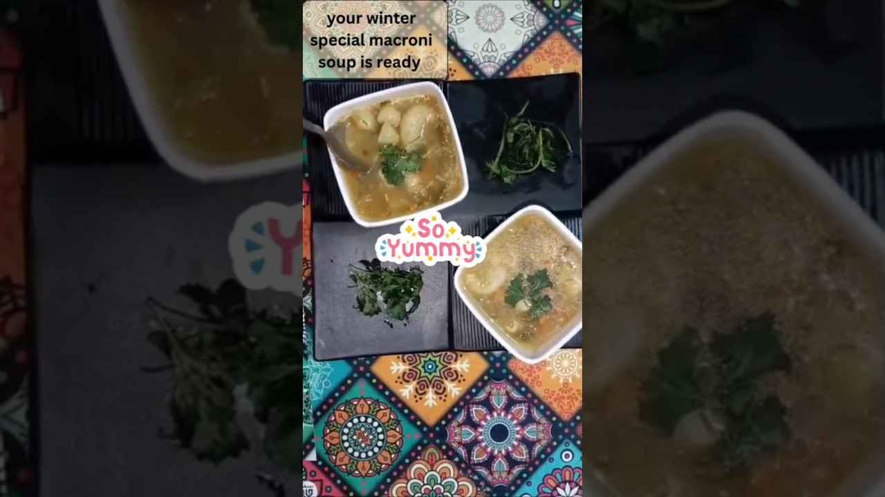 Macroni soup 🍲 