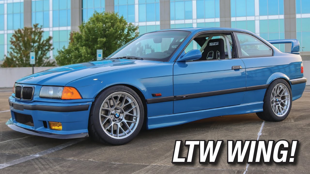 THE ONLY WING THAT BELONGS ON THE E36 M3! (LTW Style Made By Mashaw)