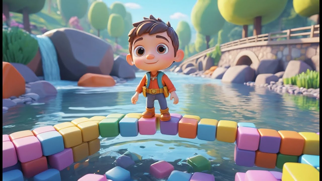 Fortnite Tiny Hero Built a Bridge Over the River | Kids Songs & Nursery Rhymes