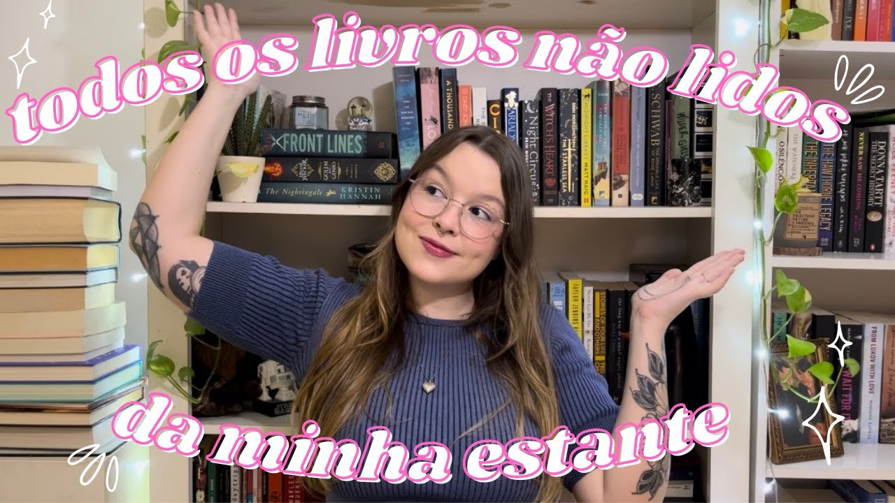 todos os livros não lidos da minha estante ✨minha tbr física