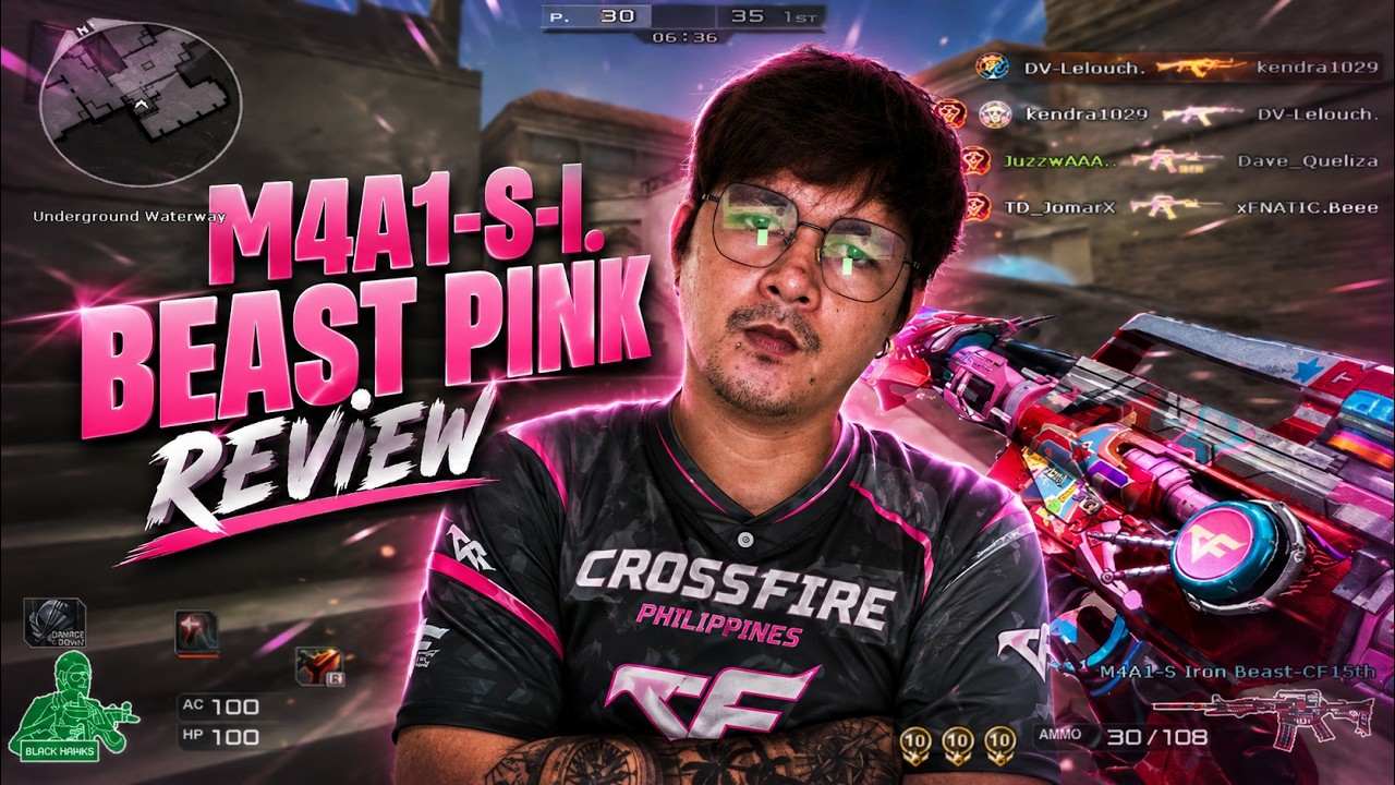 M4A1-S-I. BEAST PINK REVIEW  | FREE FOR ALL | CROSSFIRE  | WEAPON REVIEW  | 4K