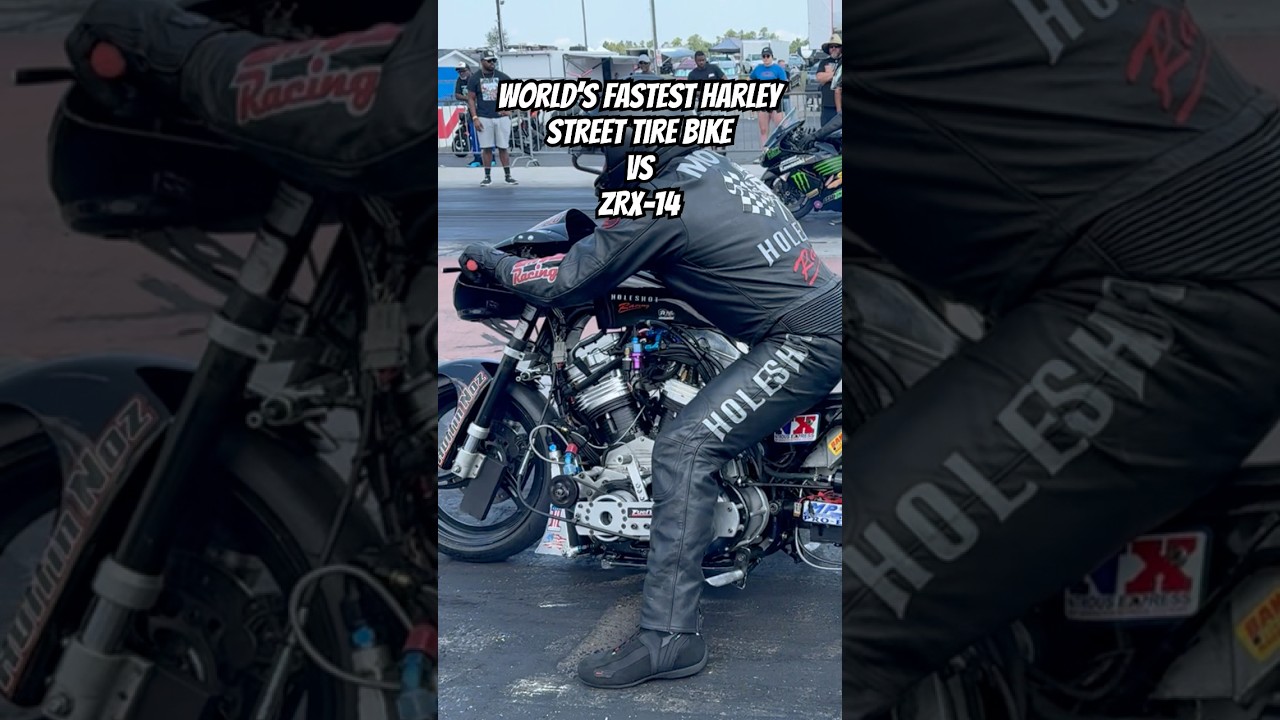 World&rsquo;s Fastest Harley Twin Cam vs. Kawasaki ZX-14