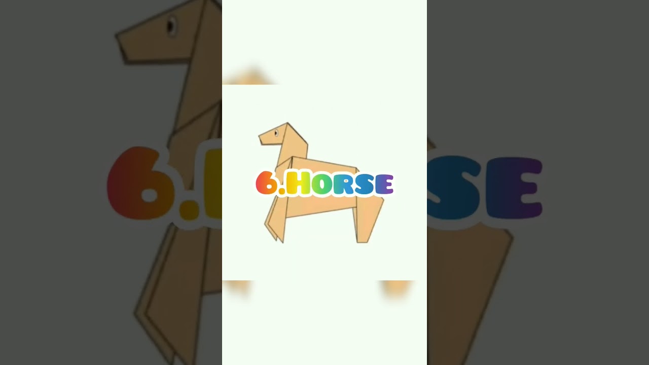 Top 10 Best Paper Animals. 