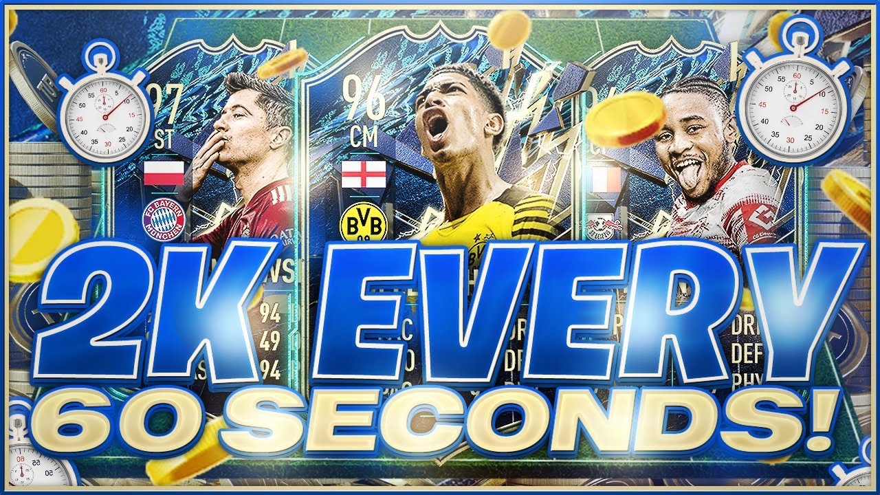 OMG! 2K EVERY 60 SECONDS FIFA 22 BEST TRADING METHOD (FIFA 22 SNIPING FILTERS & FLIPPING)