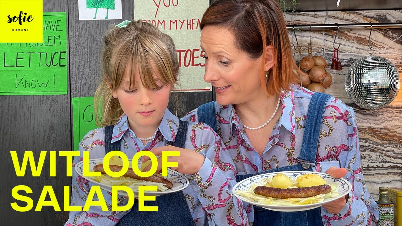 De makkelijkste witloofsalade met patatjes en chipolata | Sofie Dumont