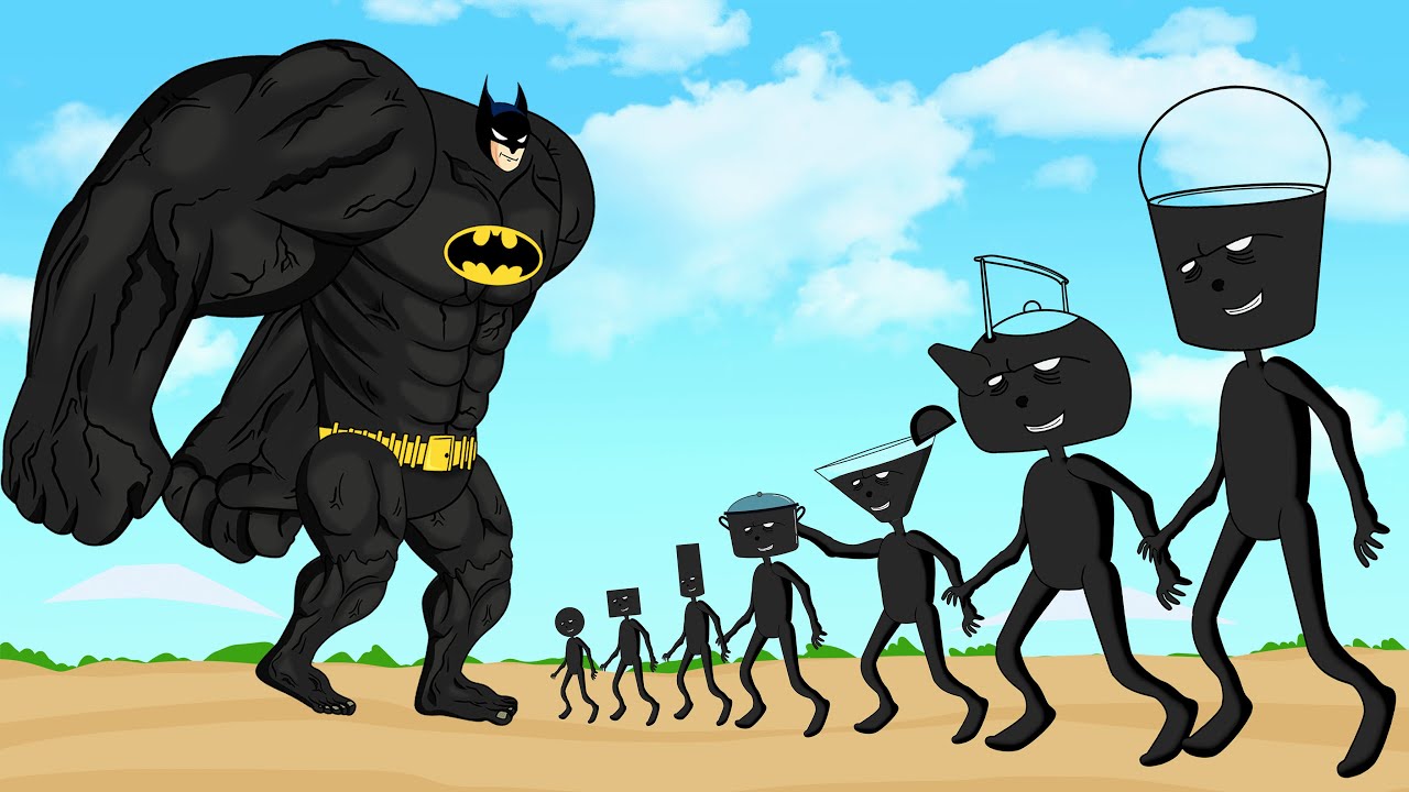 Evolution Of BATMAN Vs Evolution Of MONSTER RADIATION : Returning From The Dead SECRET - FUNNY