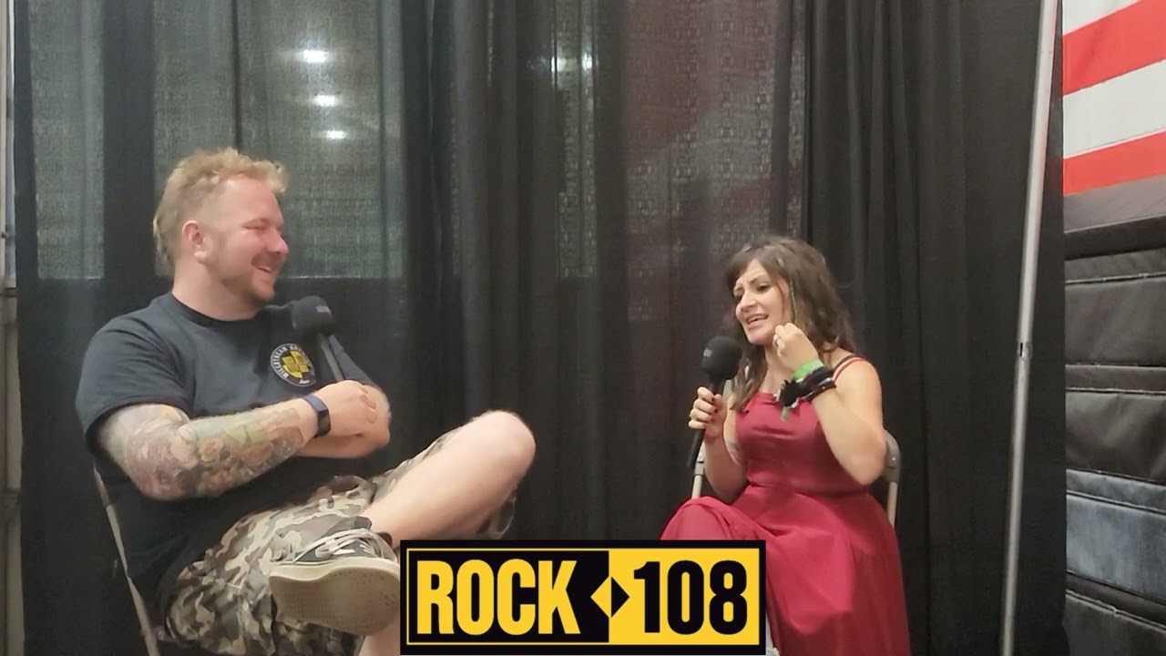 Ned-Rock 108 Interviews @OfficialLaceySturm at @upheavalfestival