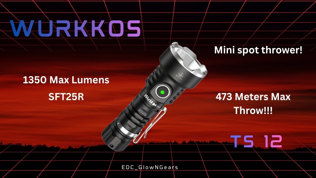 Wurkkos TS12 | A tiny beast of a pocket thrower 