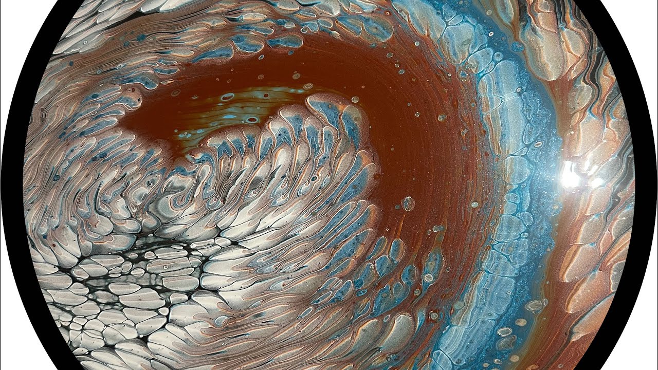 214 CLOUD POURS ON VINYL ~fluid art~fluid painting~cloud pour~