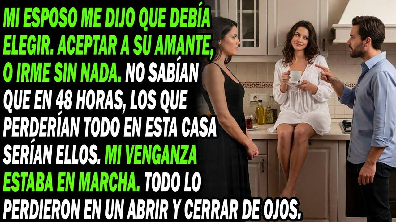 Esposo Acepta A Mi Amante O Vete Sin Nada. No Sabían Que En 48h Enfrentarían Un Final Amargo... 🤫