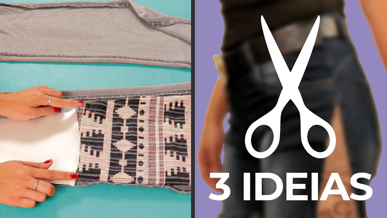 3 IDEIAS DE TRANSFORMAÇÃO DE ROUPAS VELHAS EM NOVAS | TRANSFORMA ROPA VIEJA EN NUEVA