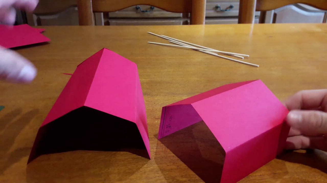 Construire une tente pour diorama