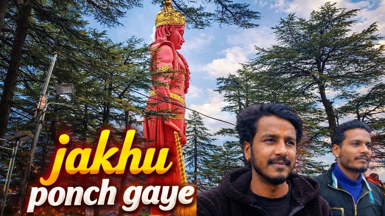 Visit Jakhu Temple after snowfall ☃️||Shimla|| and kri bkchodi 