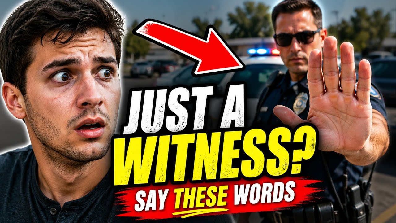 Police Called You a Witness? Here's What Lawyers Say You Must Know