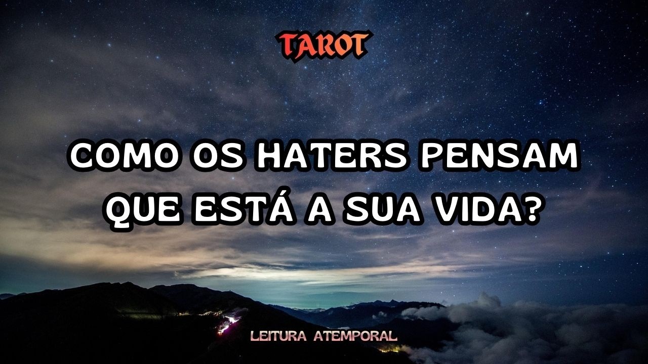 COMO OS ¨HATERS¨ PENSAM QUE ESTÁ A SUA VIDA? - Tarot com Chris Vianna #tarô #baralhocigano #tarot