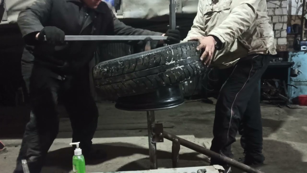 Шиномонтаж своими руками R16
