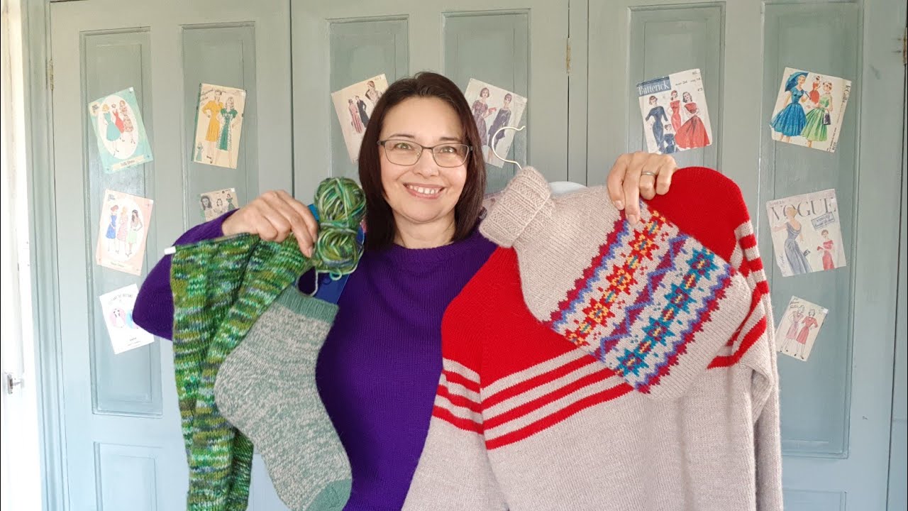 What I Have Been Knitting Dec-Feb Simply in Stitches Podcast Diary 2025