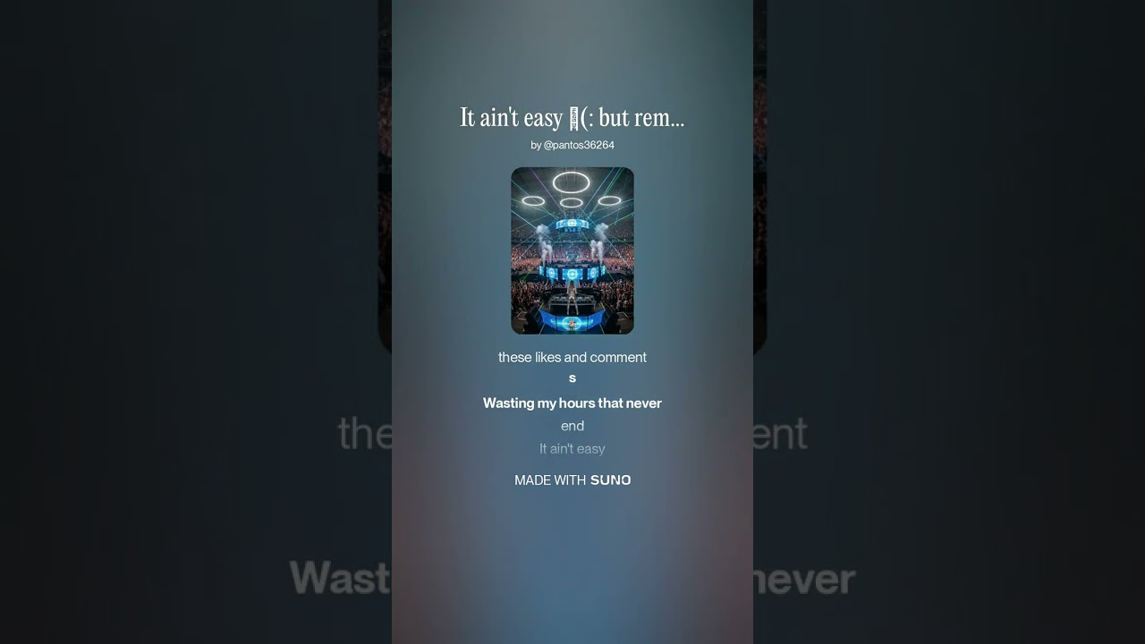 It ain't easy 😔  but remix me   🙃🔔👀👍💬📈✨🔁🔁🔁🔁🔁 1x Remix