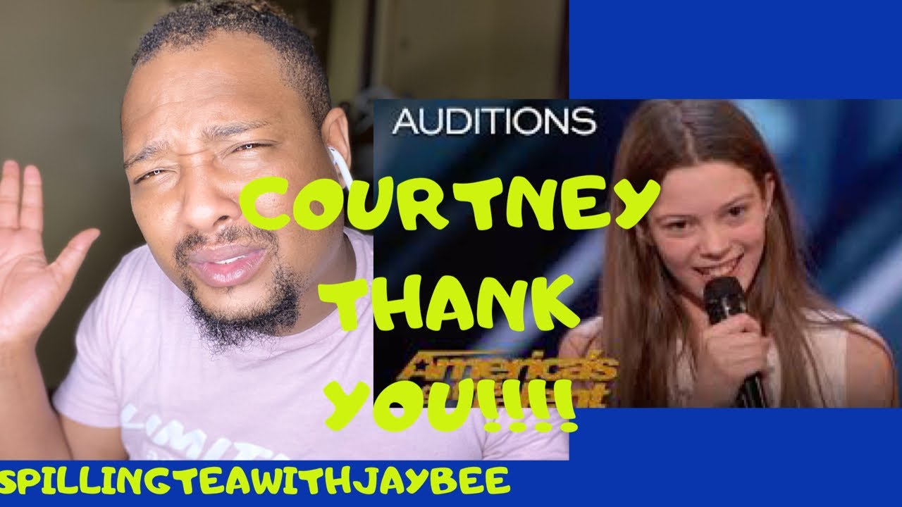 REACTION: COURTNEY HADWIN AUDITION AGT (WHOA!!!)