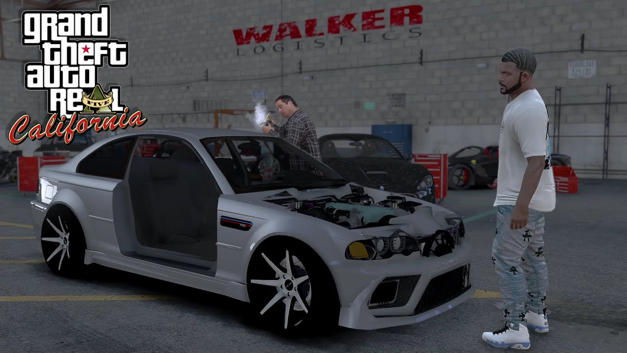 GTA 5 - LA HOOD LIFE - SALEING STOLEN CARS TO DA CHOPSHOP - LA REVO #2