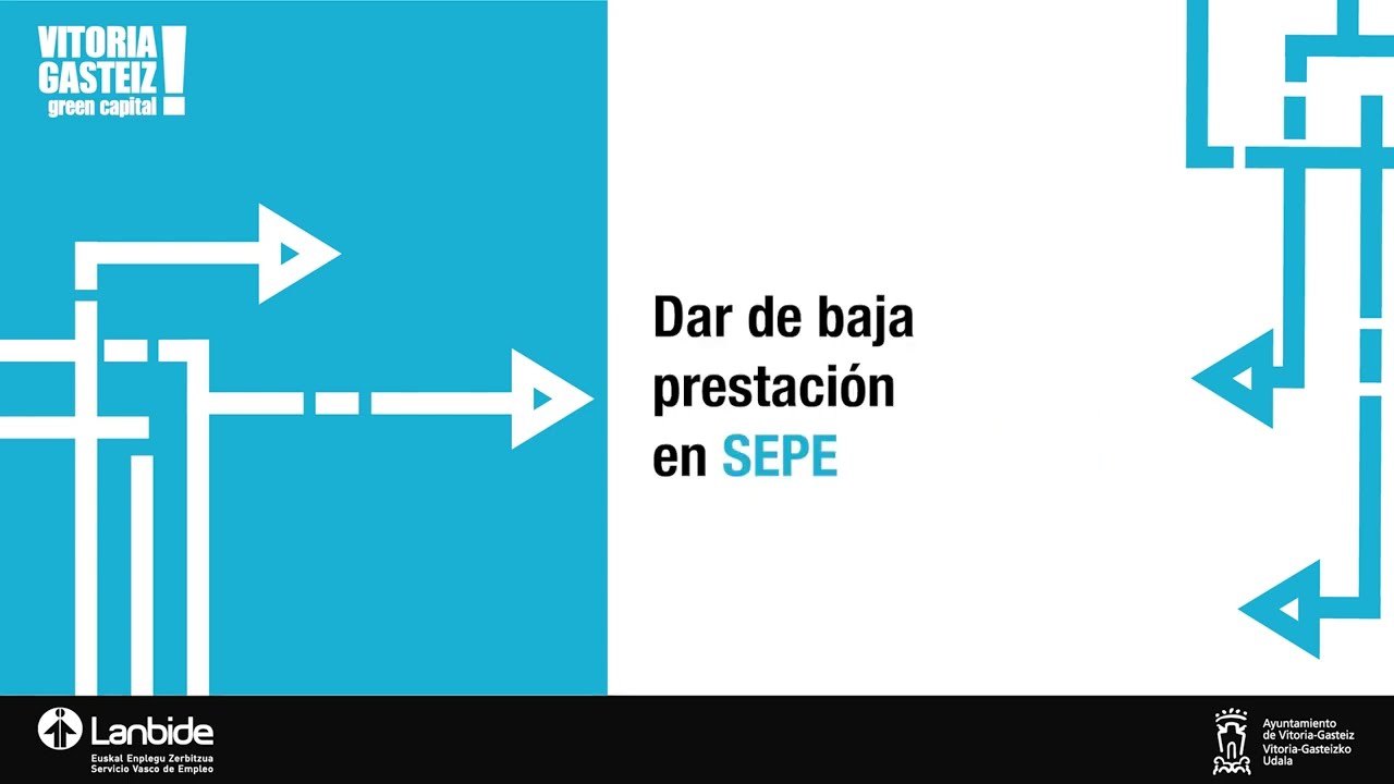 Dar de baja la prestación en SEPE