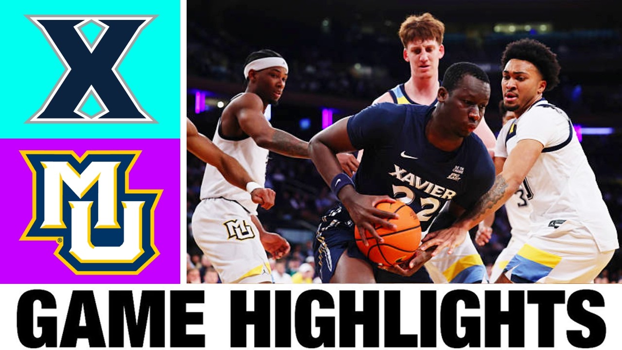Xavier vs Marquette Highlights | Men's Basketball | College Basketball 2026