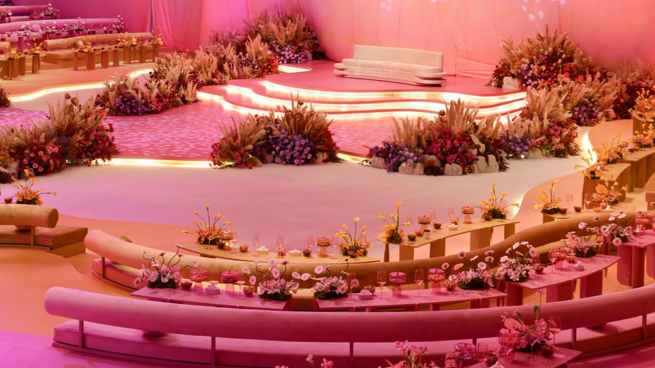 Inside a Pink Paradise: The Extravagant Qatari Wedding Everyone&rsquo;s Talking About !