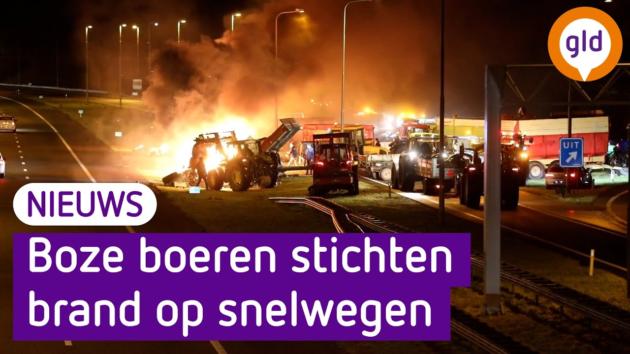 BOERENPROTESTEN op snelwegen: MEERDERE ONGELUKKEN