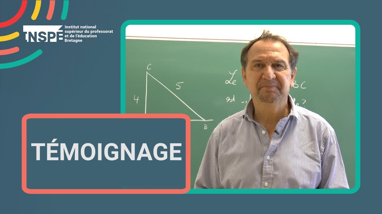 Témoignage d'un professeur de mathématiques (reconversion professionnelle)