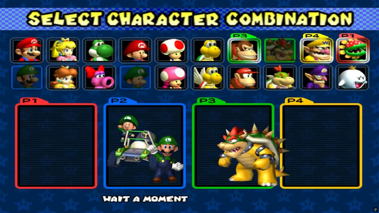 Mario Kart: Double Dash: Battle mode. (Part 4) {4-Players} [4K/60]