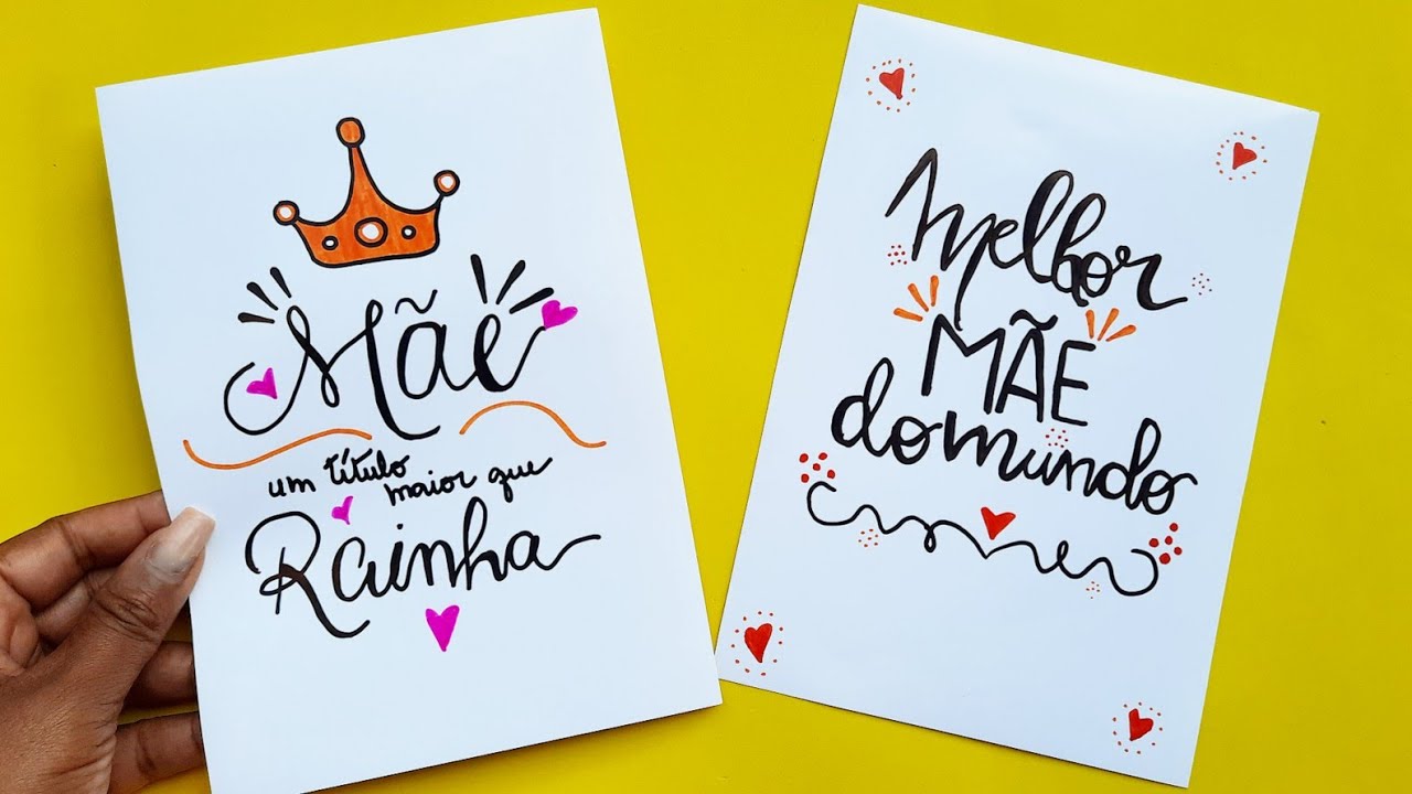 Como fazer CARTÃO PARA DIA DAS MÃES | DIA DAS MÃES ♥ Hellen Chagas